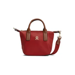 TOMMY HILFIGER Ročna torbica POPETTE rjava / rdeča