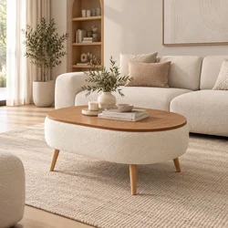 Hanah Home Luno klub sto 90 × 45 × 60 cm, bela