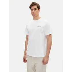 Mustang Majica Akron 1016284 Bela Relaxed Fit