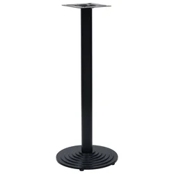 Noga za stol za bistro crna O43x107 cm Lijevano željezo