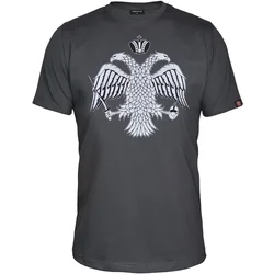 011Shop Muška majica kratkih rukava Vizantija, Tamnosiva