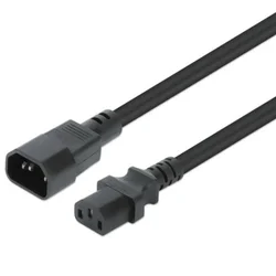 Manhattan Power Extension Cable C13 to C14, 1 m