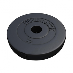 Gorilla Sports Plastični olimpijski tegovi (10 kg) ( 101184-00006-0016 )