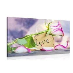 Slika romantičen napis Love - 90x60