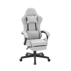 ePlayGame Gejmerska stolica HC-4095 FABRIC-DGS2 svetlo siva
