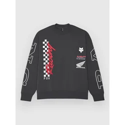 Fox Honda Oversized Crew Fleece Sweater dark shadow