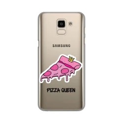 Maska Silikonska Print Skin za Samsung J600F Galaxy J6 2018 (EU) Pizza Queen