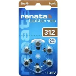 Baterija ZA312 1,45V Renata 1/6