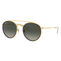 Ray-Ban Naočare za sunce 0RB3647N 923871 51 Round Double Bridge, Zlatne