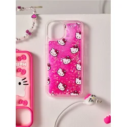 Sinsay - Futrola za iPhone 15 Hello Kitty - roze