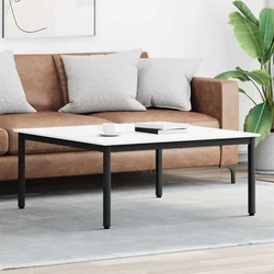 Kava Stol Bijelo 100 x 100 x 45 cm Čvrsto borovo drvo