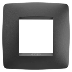Gewiss Chorus, ONE dekorativna maska 2M fi60, crna saten ( Gw16122vn )