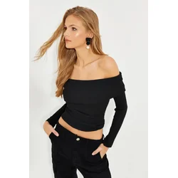 Cool & Sexy Ženska bluza EY2584, Crna