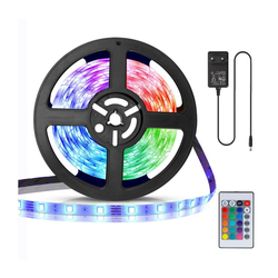 Aigostar - LED RGB prigušiva traka 3m LED/24W/12/230V IP65 + daljinski upravljač