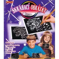 SMT Creatoys ARTLOVER Srebrne slike za praskanje - komplet 6 kosov