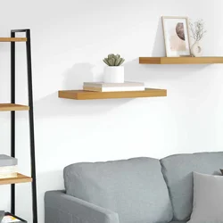 Polica na zidu Zidne Smeđa 60 x 23 x 4 cm Konstruirano drvo