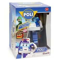 SILVERLIT Igračka Transforming Robot Poli RS plava