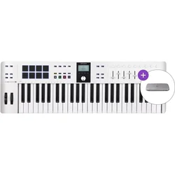 Arturia KeyLab Essential 49 mk3 SET MIDI keyboard White