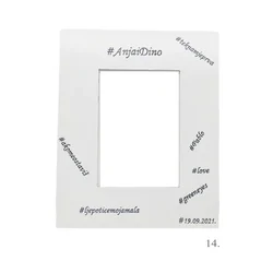 Personalizirani unikatni okviri za fotografije – Savršen poklon za vjenčanje i zaljubljene - 14. - 1073