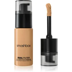 Smashbox DUAL-FILTER 2-in-1 Concealer + Foundation puder in korektor odtenek Light Medium 13 Warm 23.6 ml