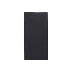 MANK BASIC žep za jedilni pribor, 300 kosov, 1/8 pregib, Linclass-Premium, črna