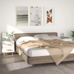 Vidaxl vidaXL Nočne omarice, komplet 2 kosov, bele, 40x35x47,5 cm