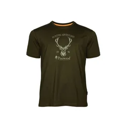 Majica PINEWOOD Red deer NEW jelen - zelena