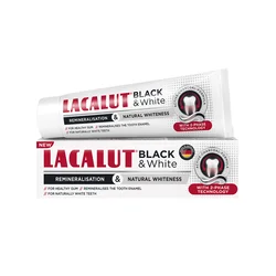Lacalut Pasta za zube Black&White, 75ml