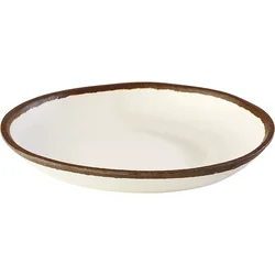 Globok krožnik APS Crocker, kremne barve, premer 20,5 cm