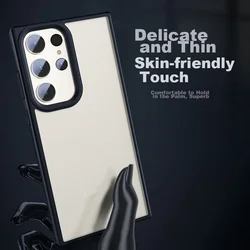 Lanxingxiansheng Maska za mobilni telefon Samsung Galaxy S23 Ultra, Crna