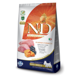 N&D Bundeva hrana za pse - Jagnjetina i borovnica (Adult, Mini) 800g