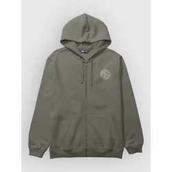 Salty Crew Global Zip moški pulover s kapuco dusty olive