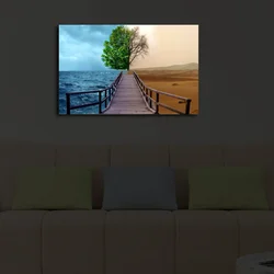 Wallity Slika sa LED osvetljenjem 4570IACT-47, 45x70 cm