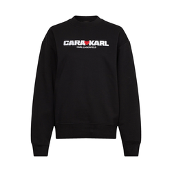 KARL LAGERFELD Ženski duks 226W1860-999, Crni