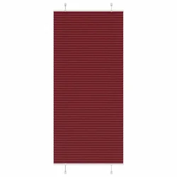 Plisirana zavjesa Bordo crvena 85x200 cm Širina tkanine 84,4 cm Poliester
