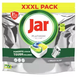 Jar Platinum Lemon tablete za strojno pranje posuđa 125 komada