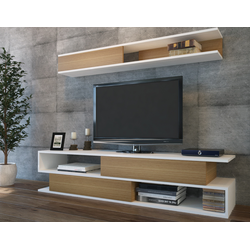 Hanah home TV Komoda Sims Hrast-Bela