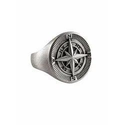 REYTEL Prstan Compass Polar Star srebrna