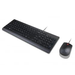 Lenovo 4X30L79897 tipkovnica Miška vključena Univerzalno USB QWERTZ Nemščina Črna
