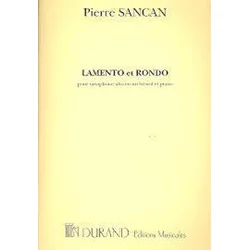 SANCAN P:LAMENTO ET RONDO