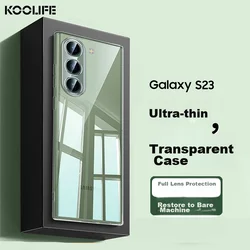 Koolife Maska za mobilni telefon Samsung Galaxy S23, Providna
