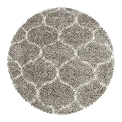 Bež okrogla preproga o 160 cm Salsa – Ayyildiz Carpets