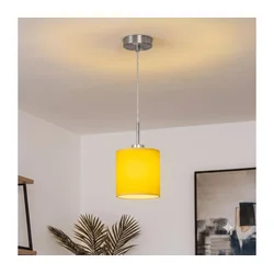 Brilagi - LED luster na sajli NUBILA 1xE27/60W/230V prečnik 14 cm žuta