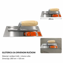 KMT Gleterica, 280 x 120 mm