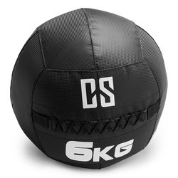 Capital Sports Bravor Wall BallMEDICINSKA ŽOGA, DVOJNI ŠIVI, 6 KG, ČRNE BARVE (CSP1-Bravor)