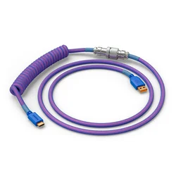 Kabl Glorious Coiled Cable USB-C - Nebula