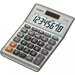 CASIO - MS-80S  Kalkulator stoni, Siva