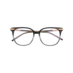 Pomellato Eyewear-clear frame glasses-women-Grey