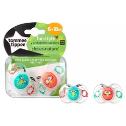 Tommee Tippee CTN Fun Style dude / 2 komada / 6-18 mjeseci - prozirna