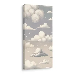 Slika pastelni oblački - 50x100